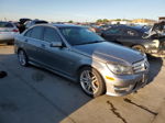 2012 Mercedes-benz C 250 Gray vin: WDDGF4HB7CA636915