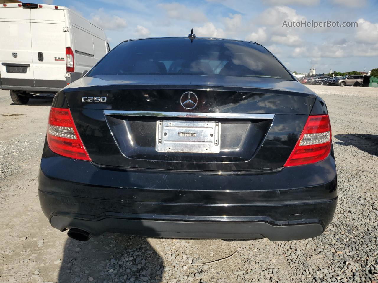 2012 Mercedes-benz C 250 Black vin: WDDGF4HB7CA702380