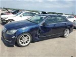 2012 Mercedes-benz C 250 Blue vin: WDDGF4HB7CR198849