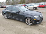 2012 Mercedes-benz C 250 Black vin: WDDGF4HB7CR211891