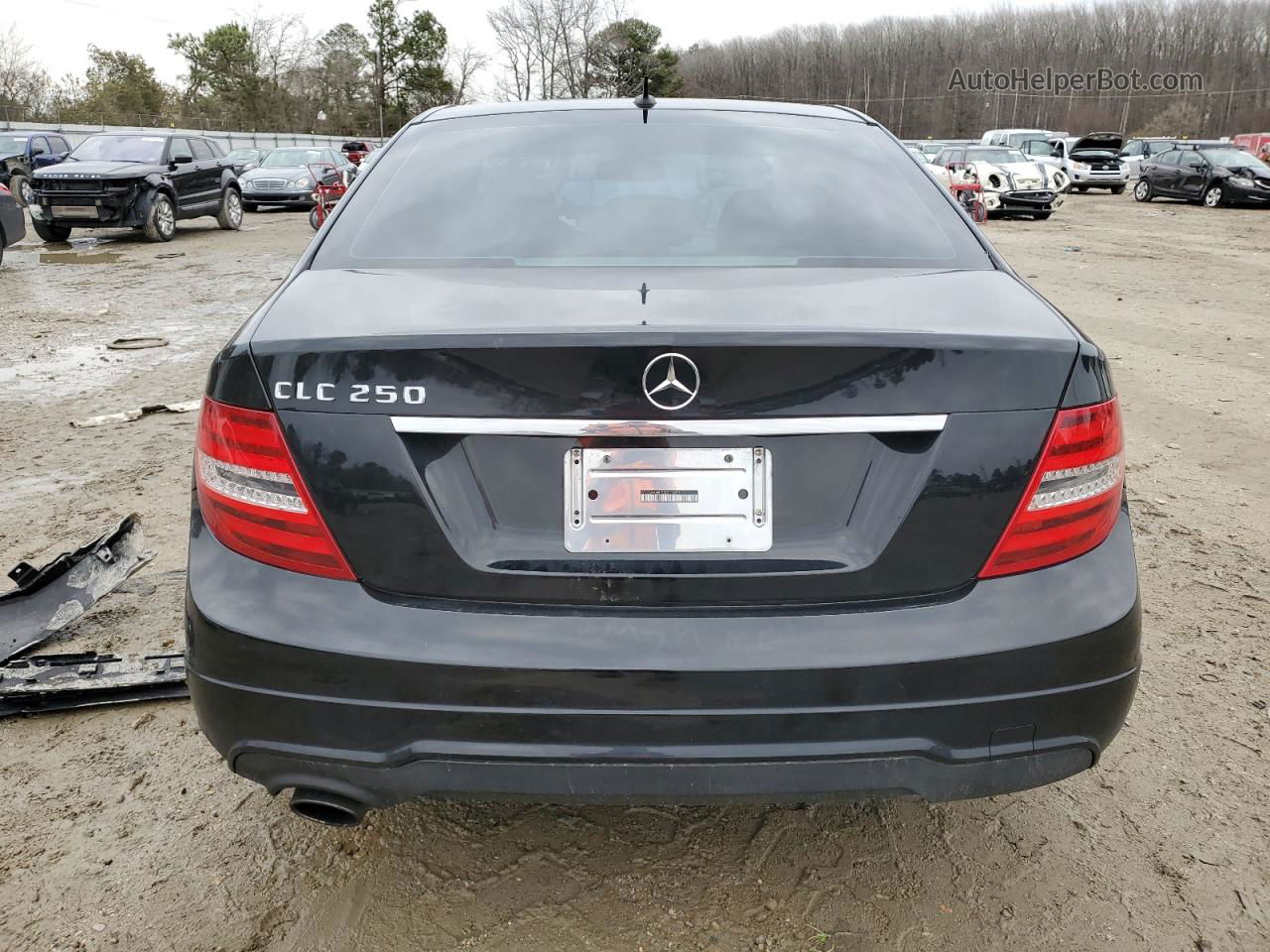 2012 Mercedes-benz C 250 Black vin: WDDGF4HB7CR211891