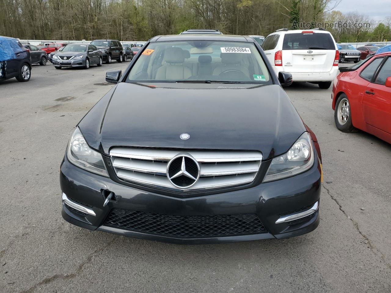 2012 Mercedes-benz C 250 Черный vin: WDDGF4HB7CR222194