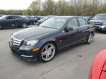 2012 Mercedes-benz C 250 Black vin: WDDGF4HB7CR222194