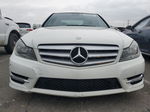 2012 Mercedes-benz C 250 White vin: WDDGF4HB8CA616589