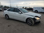 2012 Mercedes-benz C 250 Белый vin: WDDGF4HB8CR199654