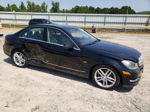 2012 Mercedes-benz C 250 Black vin: WDDGF4HB8CR205789