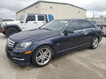 2012 Mercedes-benz C 250 Blue vin: WDDGF4HB9CA599141