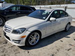 2012 Mercedes-benz C 250 White vin: WDDGF4HB9CR213402