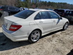 2012 Mercedes-benz C 250 White vin: WDDGF4HB9CR213402