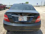 2012 Mercedes-benz C 250 Black vin: WDDGF4HB9CR220527