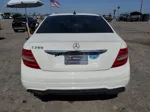 2012 Mercedes-benz C 250 White vin: WDDGF4HB9CR232581