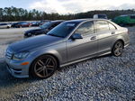 2012 Mercedes-benz C 250 Gray vin: WDDGF4HBXCA606856