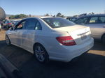 2012 Mercedes-benz C 250 White vin: WDDGF4HBXCA638285