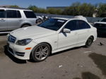 2012 Mercedes-benz C 250 White vin: WDDGF4HBXCA643583