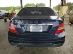 2012 Mercedes-benz C 250 Blue vin: WDDGF4HBXCR202179