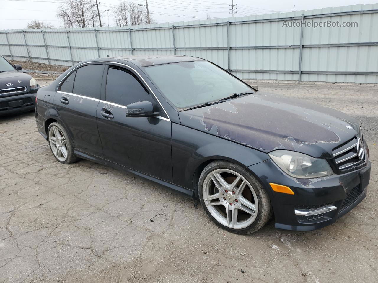 2012 Mercedes-benz C 250 Charcoal vin: WDDGF4HBXCR204479