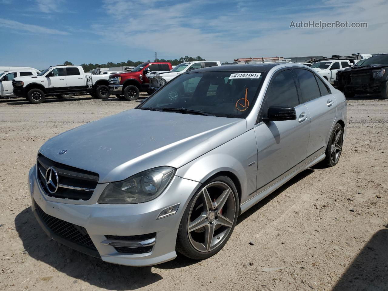 2012 Mercedes-benz C 250 Серебряный vin: WDDGF4HBXCR217037