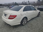 2012 Mercedes-benz C 250 White vin: WDDGF4HBXCR222934