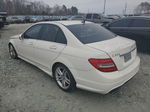 2012 Mercedes-benz C 250 White vin: WDDGF4HBXCR222934