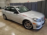 2012 Mercedes-benz C 350 Silver vin: WDDGF5HB5CR238898