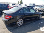 2012 Mercedes-benz C 350 Black vin: WDDGF5HB9CA679660