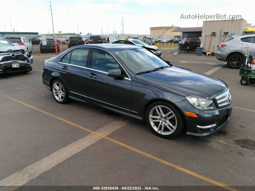 2013 Mercedes-benz C-class C 300 Gray vin: WDDGF8AB2DR267188