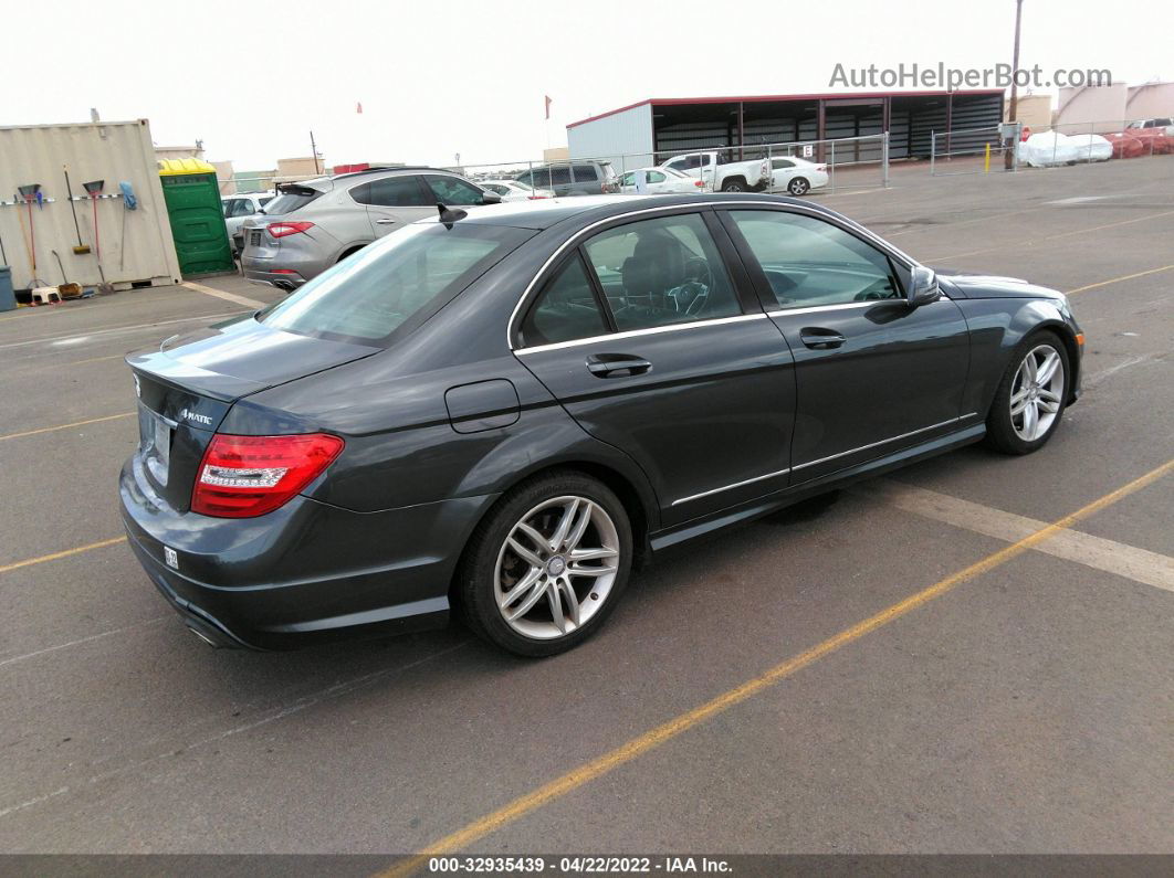 2013 Mercedes-benz C-class C 300 Gray vin: WDDGF8AB2DR267188