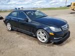 2012 Mercedes-benz C 300 4matic Black vin: WDDGF8BB0CA712927