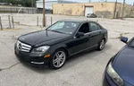 2012 Mercedes-benz C 300 4matic Black vin: WDDGF8BB0CF871918