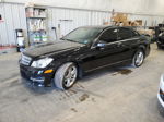 2012 Mercedes-benz C 300 4matic Black vin: WDDGF8BB0CF885849