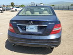 2012 Mercedes-benz C 300 4matic Синий vin: WDDGF8BB0CF914184