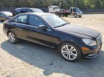 2012 Mercedes-benz C 300 4matic Black vin: WDDGF8BB0CR191483