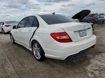 2012 Mercedes-benz C 300 4matic White vin: WDDGF8BB0CR213305