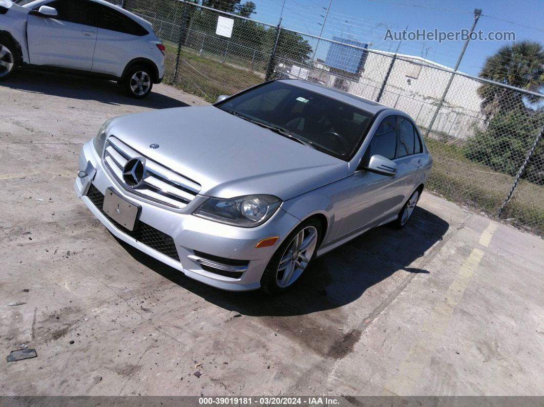 2012 Mercedes-benz C 300 4matic Blue vin: WDDGF8BB0CR234459