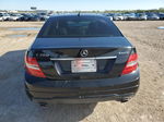 2012 Mercedes-benz C 300 4matic Black vin: WDDGF8BB0CR238530