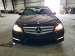 2012 Mercedes-benz C 300 4matic Black vin: WDDGF8BB1CR209098