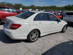 2012 Mercedes-benz C 300 4matic White vin: WDDGF8BB1CR225642