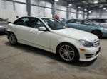 2012 Mercedes-benz C 300 4matic White vin: WDDGF8BB1CR229092