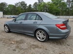 2012 Mercedes-benz C 300 4matic Бирюзовый vin: WDDGF8BB2CA696598