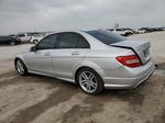 2012 Mercedes-benz C 300 4matic Silver vin: WDDGF8BB2CF863898