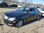 2012 Mercedes-benz C 300 4matic Black vin: WDDGF8BB2CR200393