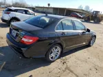 2012 Mercedes-benz C 300 4matic Black vin: WDDGF8BB2CR200393