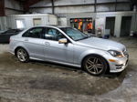 2012 Mercedes-benz C 300 4matic Silver vin: WDDGF8BB2CR223849