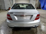 2012 Mercedes-benz C 300 4matic Silver vin: WDDGF8BB2CR223849