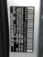 2012 Mercedes-benz C 300 4matic Silver vin: WDDGF8BB2CR223849