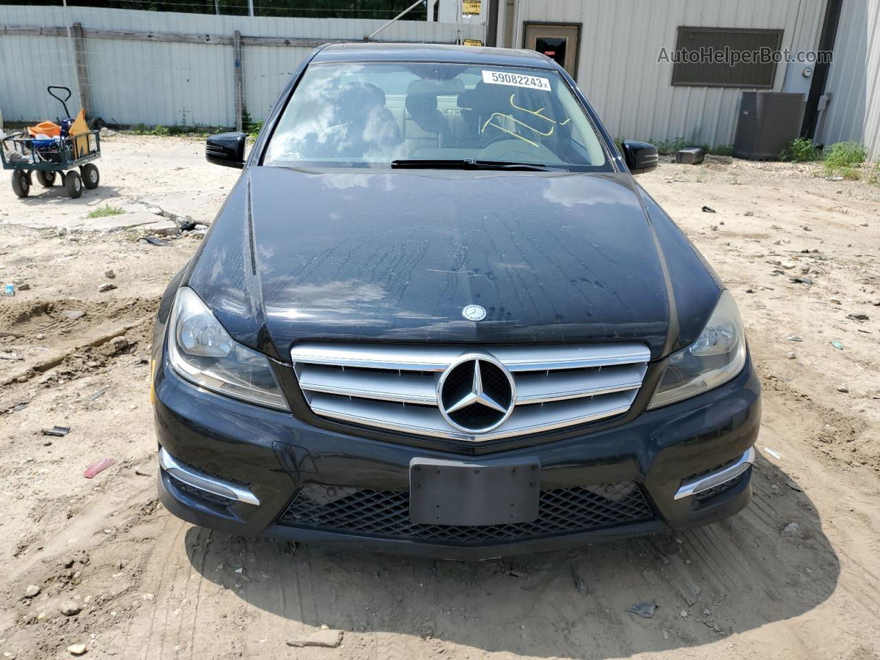 2012 Mercedes-benz C 300 4matic Черный vin: WDDGF8BB3CA711626