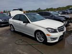 2012 Mercedes-benz C 300 4matic White vin: WDDGF8BB4CA614855