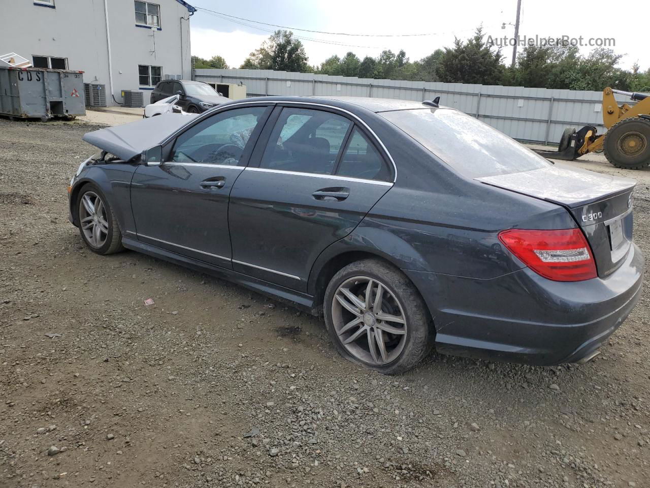 2012 Mercedes-benz C 300 4matic Charcoal vin: WDDGF8BB4CA647399