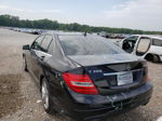 2012 Mercedes-benz C 300 4matic Black vin: WDDGF8BB4CF873140