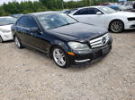 2012 Mercedes-benz C 300 4matic Black vin: WDDGF8BB4CF873140